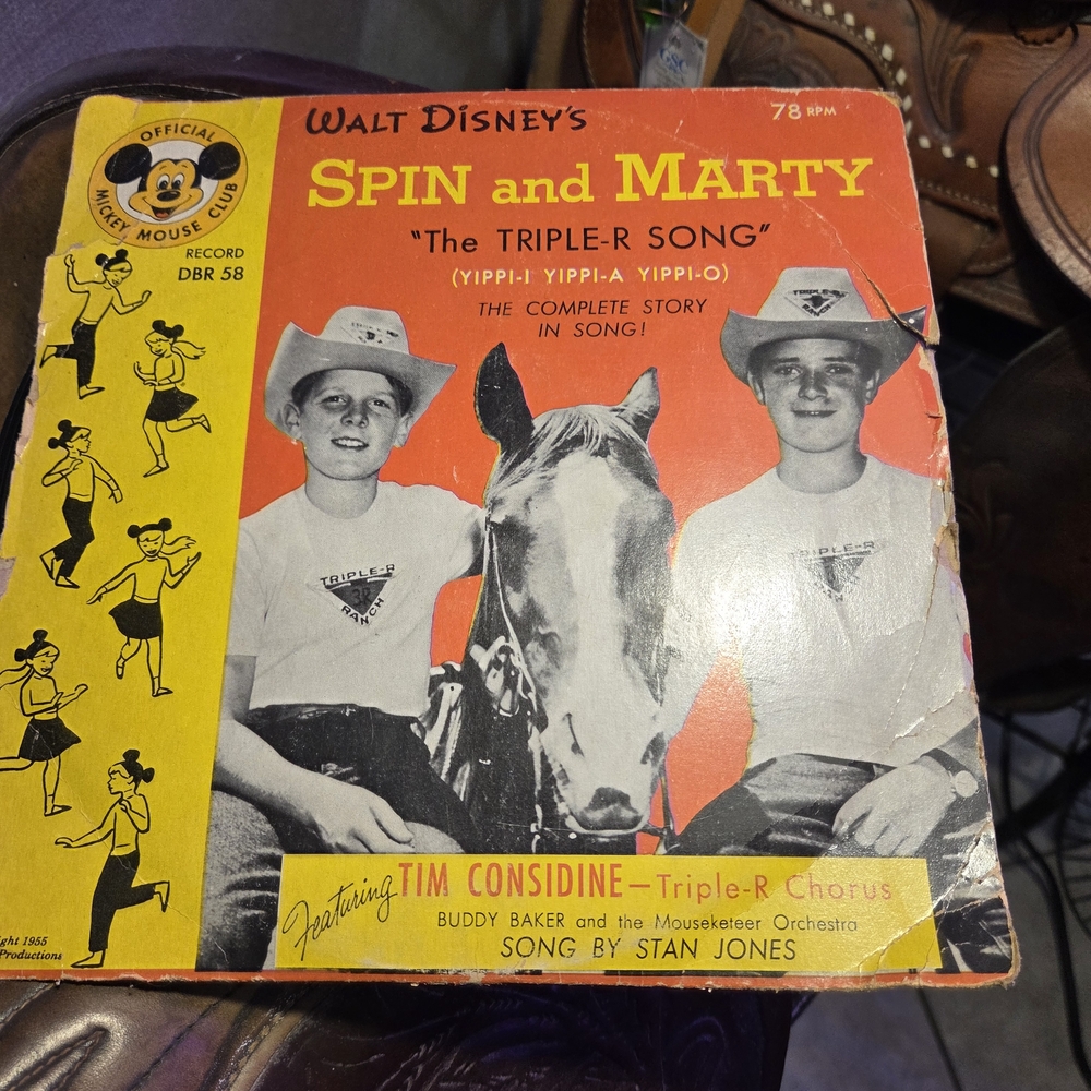 Disney Spin and Marty Record - Red and Yellow